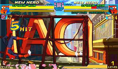 Maximum Spider right-hold trial at its first grounded result