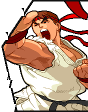 Stock MvC Ryu hyper cut-in with jagged black left edge