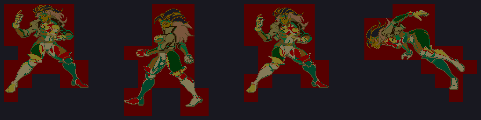 Palette-matched XvSF Rogue idle