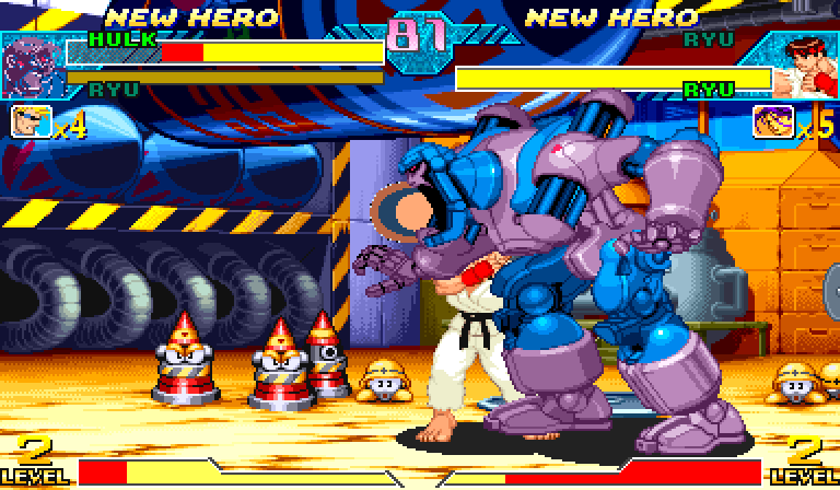Sentinel towering over Ryu in the render probe